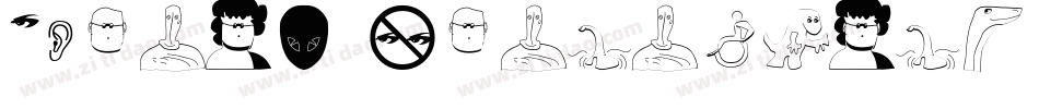 Shady Characters Medium字体转换
